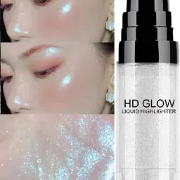 balwrick Liquid Illuminator Silver Highlighter Ultra Smooth Shine Waterproof Highlighter image 2