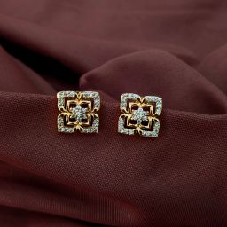 TOPS09 Cubic Zirconia Sterling Silver Drops & Danglers, Earring Set, Stud Earring-image-31