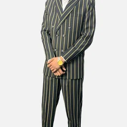 gargian master cut Men 2pc Suit Striped Suit-picture-32