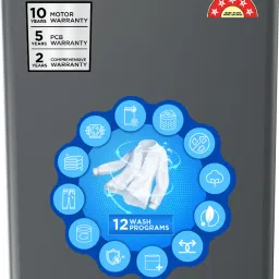 8 kg Fully Automatic Top Load with In-built Heater Grey-12