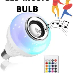ATSolutions 12W LED Bulb RGB Light Wireless Bluetooth Audio Speaker Music Playing Dimmable Lamp with Remote Control Smart Bulb-14