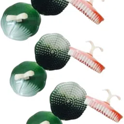Round Circle Shampoo Massage Comb For Men And Boys | Pack Of 9 | (Random Color)-15