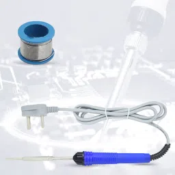 2in1 Basic 25W Soldering Iron Kit with 5 Meter Soldering Wire 25 W Simple-0