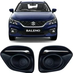 Premium Quality 2Pcs Fog Lamp Cover With Chrome For Baleno (2022-Present) Car Grill Cover-image-7