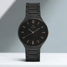 Ceramics Analog Watch - For Men NT90014KC02-12