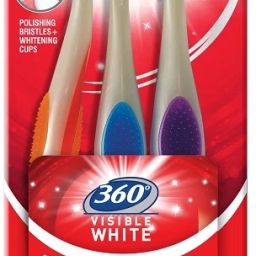 360 Visible White Toothbrush - 3Pcs (Buy 2 Get 1) Soft Toothbrush-18