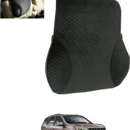 Black Velvet Car Pillow Cushion for Mahindra-image-63