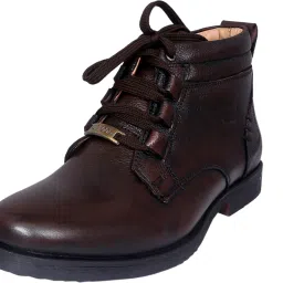 Genuine Leather Boots for Men A-4691 | Anti-Slip | Memory Cushion | High Ankle Boots For Men-image-43
