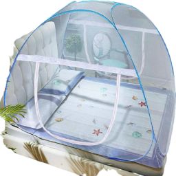 Nylon Adults Washable Mosquito Net Foldable Double Bed Pop-Up Mosquito Net for Bed, Easy Dome Mosquito Nets Mosquito Net-image-78