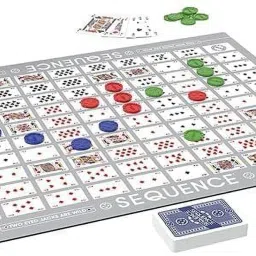 perkscorner Board Game | Make 5 in a Series Card Game | Board Game for All Ages,Multicolor Board Game Accessories image 4