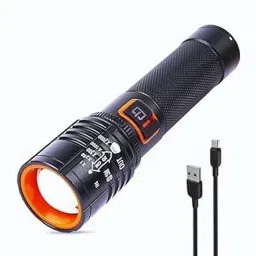 200W Telescopic Zoom Flashlight torch Adjustable 5 Modes Torch-picture-10