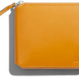 Women Casual Yellow Artificial Leather Wallet-image-13