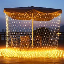 200 LEDs 3 m White Steady String Rice Lights-12
