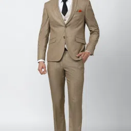 Men Single Breasted - 2 button Self Design Suit-image-17