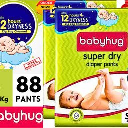 babyhug DIAPER SMALL 88 (78+10) SUPER DRY COMBO - S-picture-11