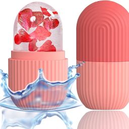 Ice Face Roller Silicone Facial Cube Pink Silicone Ice Cube Tray-image-68