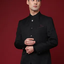 Men SUIT-2PCS CNTP FIT Solid Suit-image-18