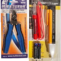 TWO type Electric Tester 1pc Voltage Alert 1pc Continuity Tester and wire cutter Analog Voltage Tester-15