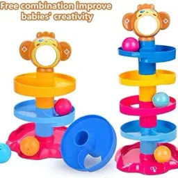 stack, drop and go ball toy set includes 3 spinning acrylic activity balls-22