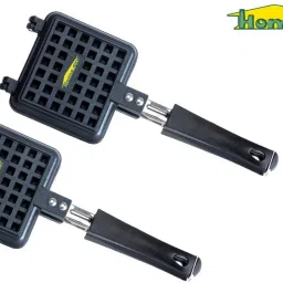 Non Stick Heavy Quality Pack of 2 Waffle Maker Machine For Kitchen Gas Stove Waffle Maker-24