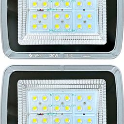 aster lite BIS Approved Lumena 120W LED Flood Light | 200 Lumens/Watt | High Mast Light | IP66 Waterproof (Pack of 2) Flood Light Outdoor Lamp-picture-9