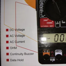 jtag DT266 Digital clamp meter with LCD display Digital Multimeter image 4