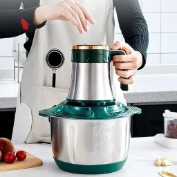 Electric Vegetable Chopper ,Stainless Steel Bowl for Kitchen 300W Meat Grinder Electric Vegetable & Fruit Chopper-image-55
