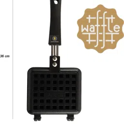 eleven rings Non Stick Heavy Quality Waffle Maker Machine With Comfortable Handle For Kitchen Gas Stove. Modern Kitchen Tool. Waffle Maker image 3