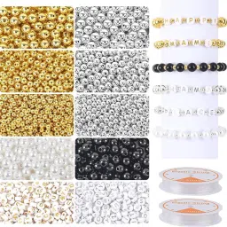 Jewelry Beads Making Set for DIY Craft Supplies Pearls Aari Wires String Wire-23