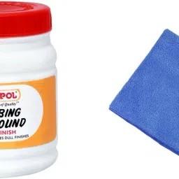 1 Rubbing Compound Polish, 1 Microfiber Cloth Combo-image-30