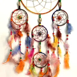 Multicolor Dream Catcher Wall Hanging Wool Dream Catcher-image-60