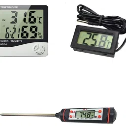 Dr care HTC-1, TPM-10, TP-101 Ultimate Temperature Control Combo Pack Digital Fridge, Food & Room Thermometer Thermometer-image-46