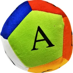 soft toys ball for kids baby Stuffed with Alphabets (Large)- 19 cm-10