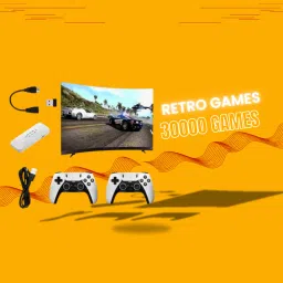 COUNTACH Retro M22 30000+ Games Stick Video Game Console with 2 Wireless Controllers 30000+ Game GB with 30000+ Game,GTA,God of War, Tekken 6, Mario Contra , Street Fighter, Retro Games image 4