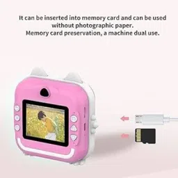 ENMORA best price Children Kids Instant Digital Camera fdg4 Multi-function Monochrome Label Printer-19