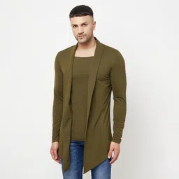unicus apparel Men Jacket Style Full Sleeve Green Shrug-picture-27