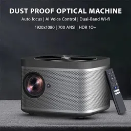 XElectron iProjector1 (9500 lm / 2 Speaker / Wireless / Remote Controller) Native 1080p Resolution with 4K Ultra HD Support | Autofocus & Keystone Correction | Dual Speakers | Wireless Screen Mirroring | Home & Office Cinema Experience Android Projector image 4