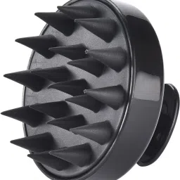 Hair Scalp Soft Silicone Bristles Comb Scrubber for Anti Dandruff Removal...-image-78