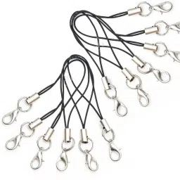 CHARMWAVES Pack of 12 Multi Use Phone Strap Charm lobster thread Ring Hook Phone Charm Phone Charm-image-40