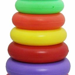 Stacking Teddy Rings for Growing Babies,- 7 pis Rings (Multicolor)-image-45