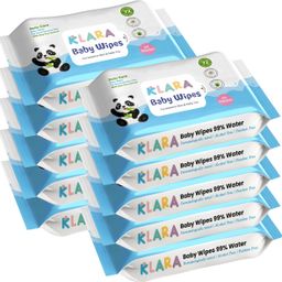 99%Pure Water Baby Wipes with Aloe Vera,Rash-Free(72 Wipes Each Pack,Pack of 10)-image-64
