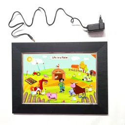 LIFE IN A FARM CARTOON LED FRAME 11.5 BY 15.55 15.5 inch LED PHOTO FRAME-image-31