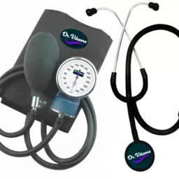 Dr Viksons Sphygmomanometer Aneroid Type Manual Blood Pressure Monitor with Stethoscope Bp Monitor-23