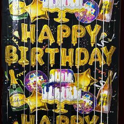 Birthday Decoration Combo Happy Birthday Printed Backdrop Curtain for Party Banner-image-57