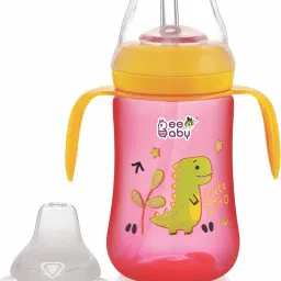 Dino 2 in 1 Spout & Straw Sippy Cup for Baby, Leak Proof Sipper, BPA Free, 300ML-15