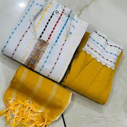 Afghani Salwar Kurta dupatta set for women Woven Kurta, Salwar & Dupatta Set-image-71
