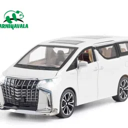1/32 TOYOTA Alphard Car Toy Diecast Van Model Vehicle Pull Back Sound Car-image-8