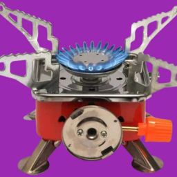 Outdoor Stove Mini Copper Camping Stoves Foldable Cooking Picnic Furnace, Stainless Steel Manual Gas Stove-image-74