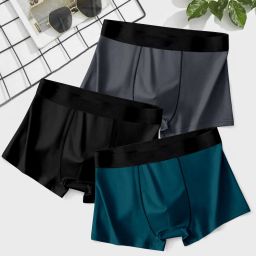 Pack of 3 Solid Men Trunk-image-74