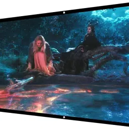 QUARSON 50 inch Projector Screen,4K 4:3 Portable Eyelet Premium Video Foldable SCREEN Projector Screen (Width 76 cm x 102 cm Height)-19